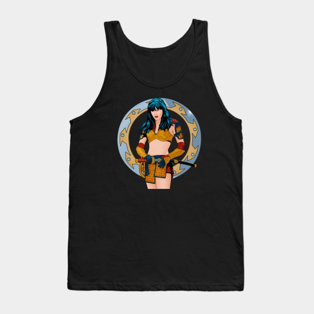 Xena samurai Tank Top by PCMdesigner